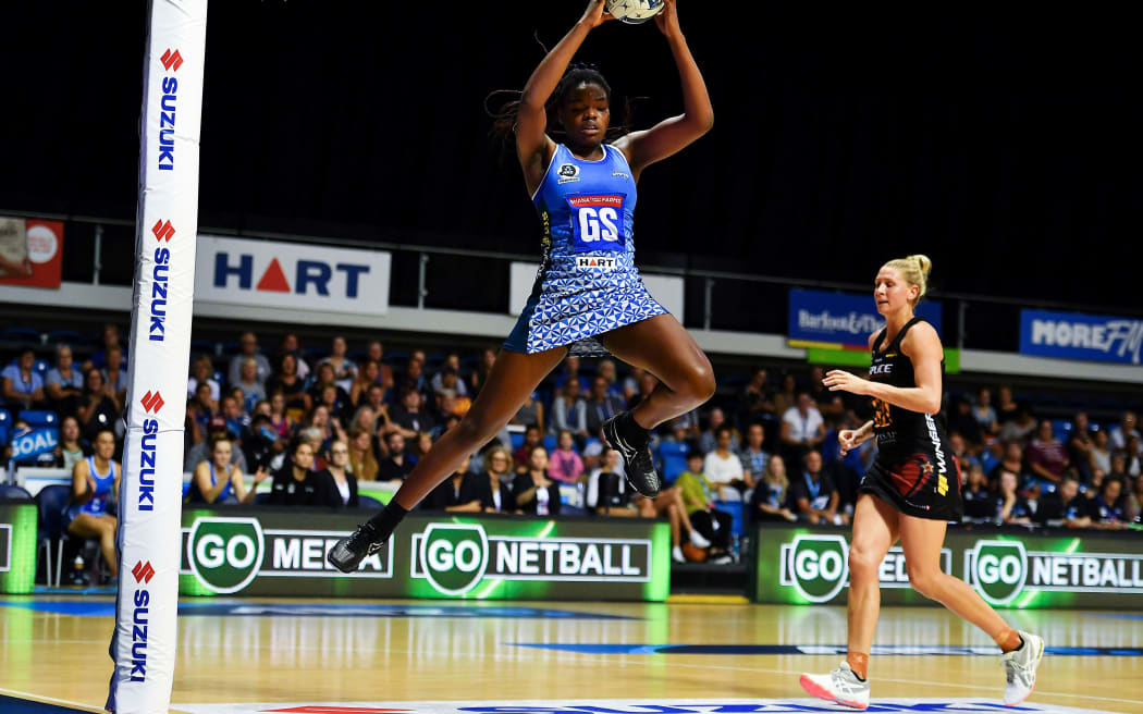 New Mystics goal shooter Grace Nweke