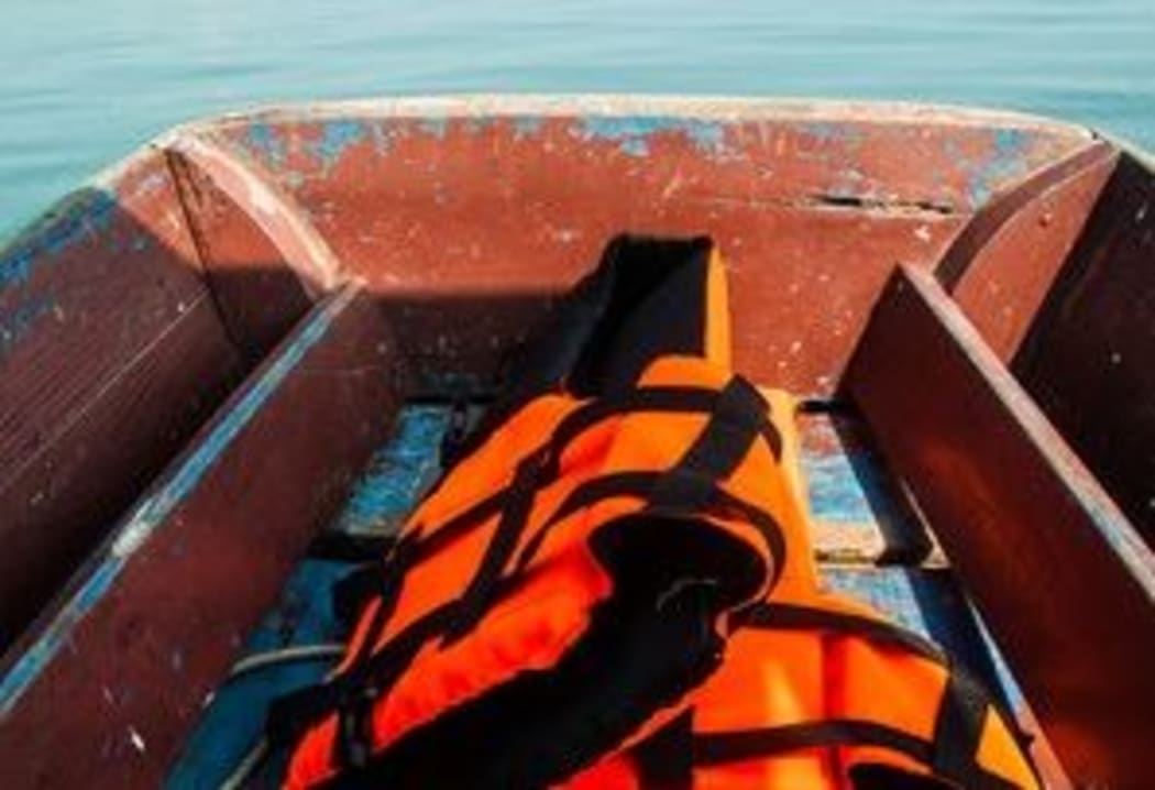 dinghy/ life jackets