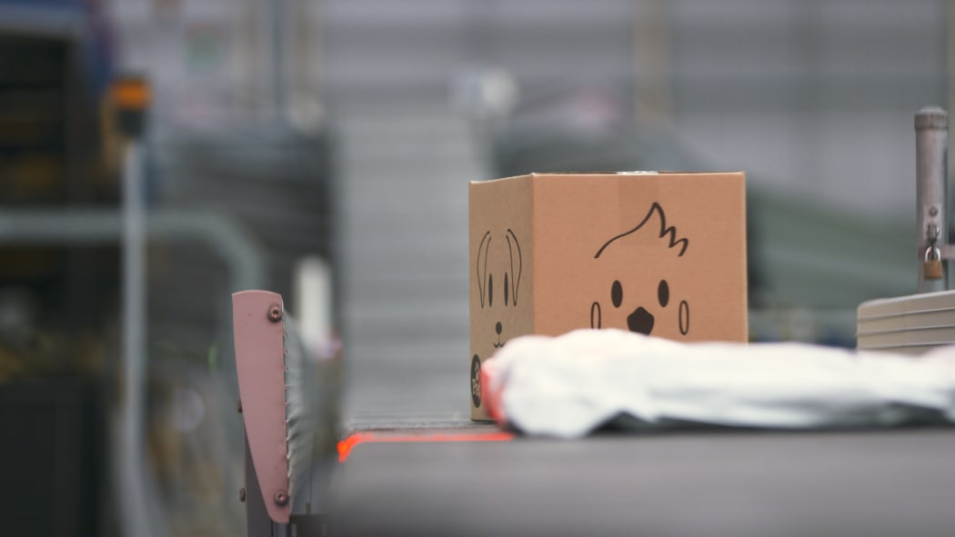 A parcel at NZ Post.