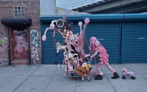 Artist Kalan Sherrard his artistic anti-hero Enormousface