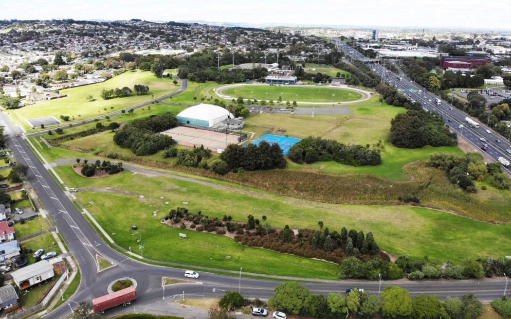 Mt Wellington War Memorial sports field will receive funding to upgrade its soil fields to sand carpet surfaces. Photo / Auckland Council