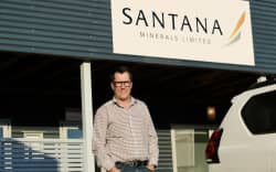 Santana Minerals chief executive Damian Spring