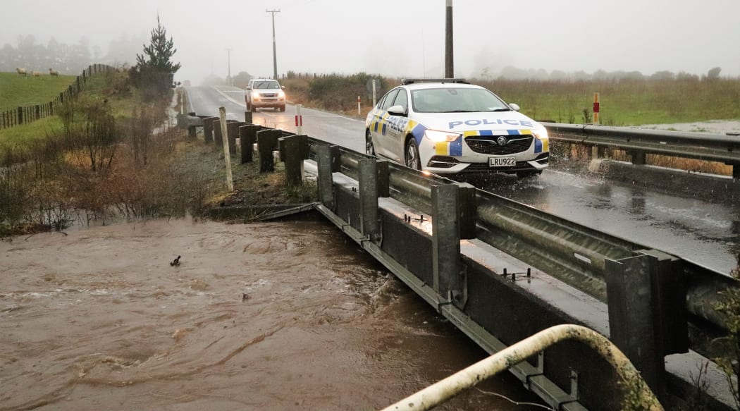 This image was taken on the road between Kerikeri and Okaihau about 10.30am on 17 July and supplied to Civil Defence Northland.