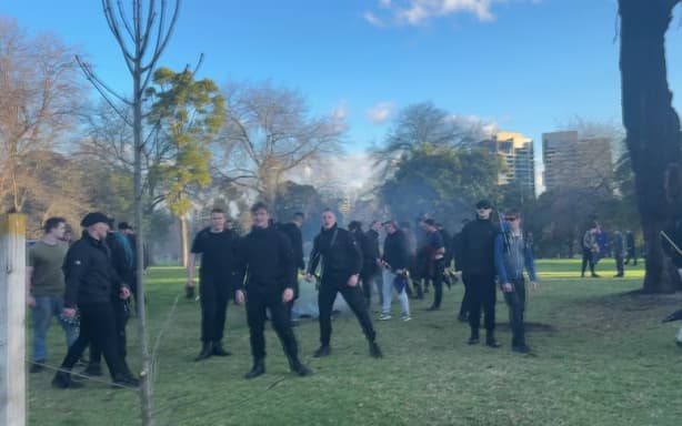Neo-Nazi Thomas Sewell arrested outside Melbourne court | RNZ