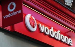 Vodafone sign.
