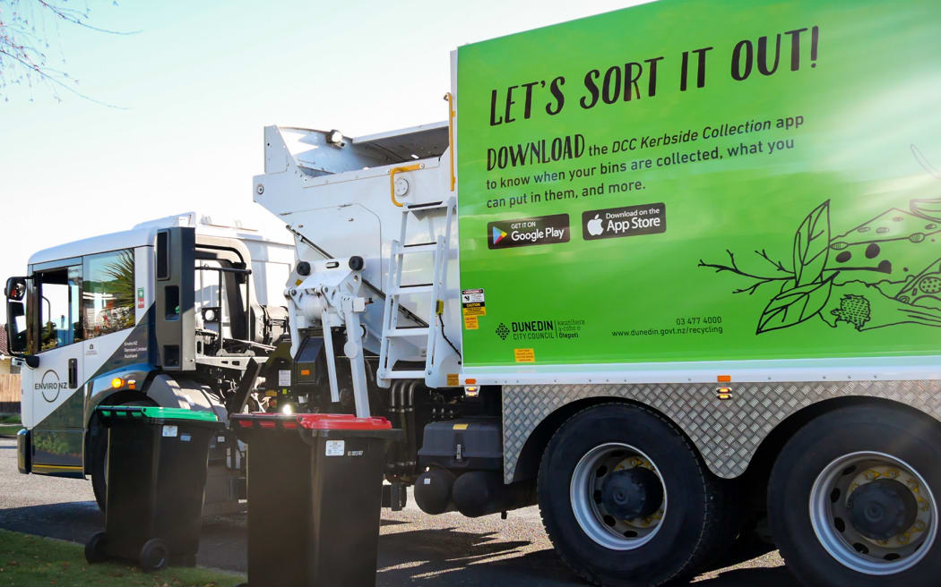 The updated app has information on what to sort into each of the kerbside bins, plus users can turn on notifications to alert them to put their bins out and let them know if there are delays due to weather events or changes to collection days.