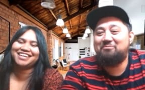 Mya and Mark Henare, owners of Love Hair salon in Newmarket.