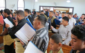 The Tupou Tertiary Institute Choir from Tonga.