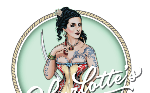 The logo for Charlotte’s Kitchen by artist Lester Hall depicts her as a beautiful woman wearing the signs of Rangatira. These are at odds with the only contemporary description of her as “thick lipped and very corpulent”.