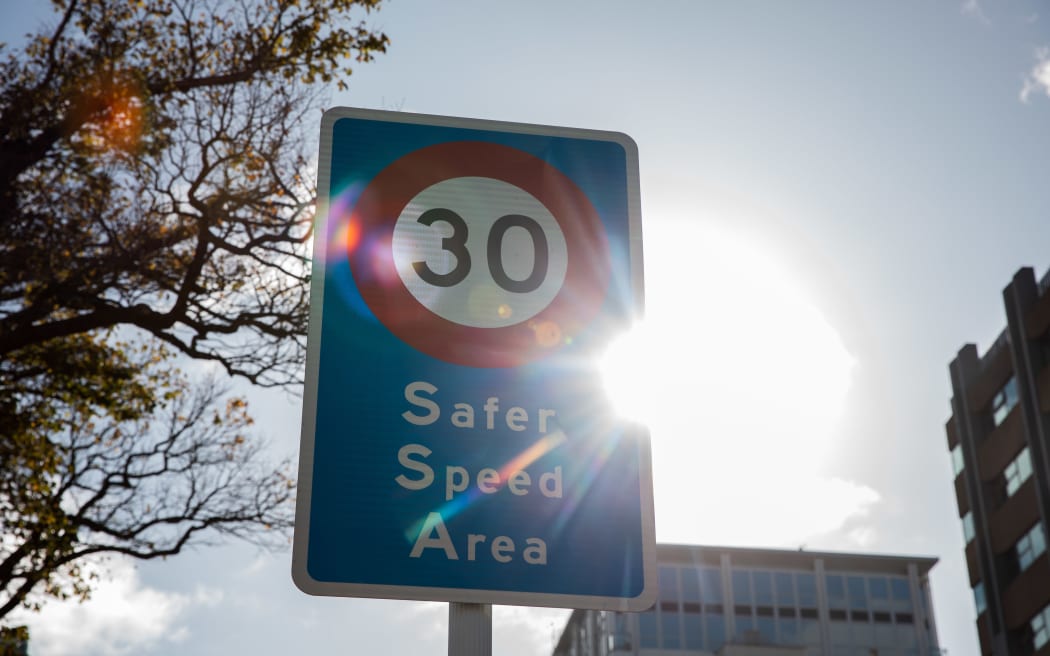 Speed limit sign