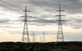 Power lines near Tiwai