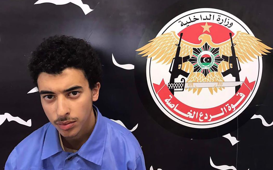 A photo released on the Facebook page of Libya's Ministry of Interior's Special Deterrence Force claims to show the brother of Manchester bombing suspect Salman Abedi, Hashem.