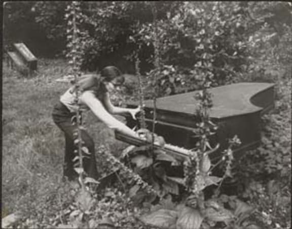 Annea Lockwood - Piano Garden, Ingatestone, England 1970-71.