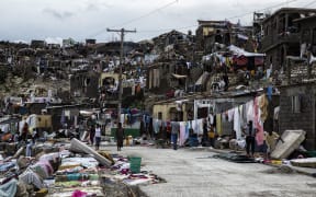 The devastation in Jeremie on Thursday, where about 80 percent of homes in the city in Haiti were thought to have been destroyed by the storm.