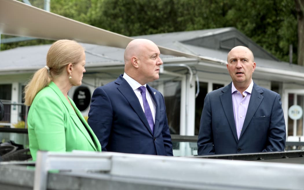 Prime Minister Christopher Luxon and Minister for Tourism and Hospitality Louise Upston.