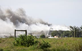 Christchurch wastewater treatment plant fire