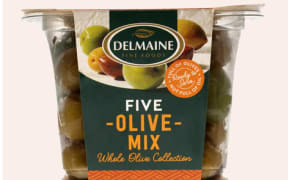 Delmaine Fine Foods brand Five Olive Mix