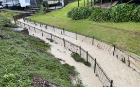 Kaipatiki Creek on Eskdale Road in Birkdale on 9 May, 2023.