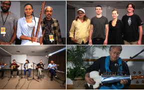 Clockwise: Sona Jobarteh, Maarja Nuut & Ruum,Amjad Ali Khan, Rebetien