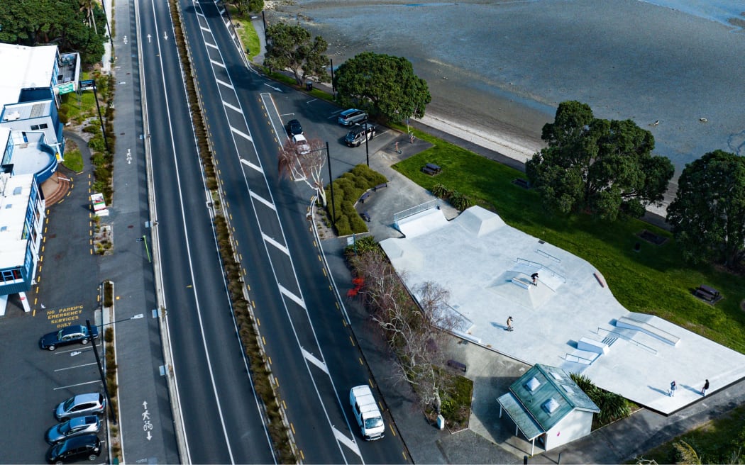 The lagoon skatepark has become a popular spot for avid skaters in the region.