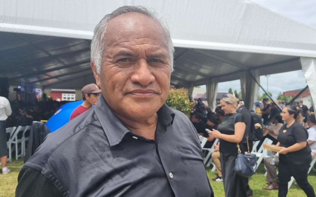 Former MP Tukoroirangi Morgan, at Tūrangawaewae Marae for the national hui.