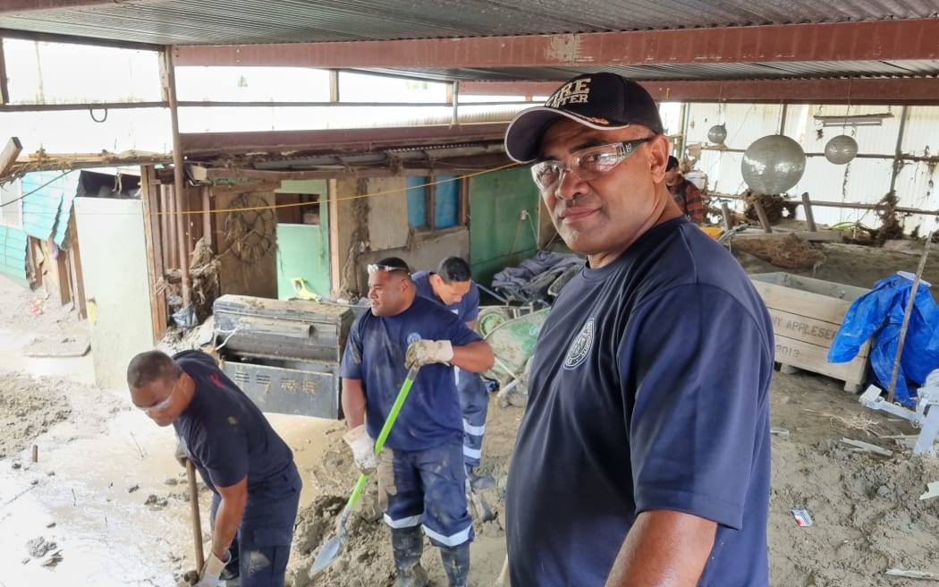 Fijian firefighter Epeli Roko says helping out after disasters is what they do