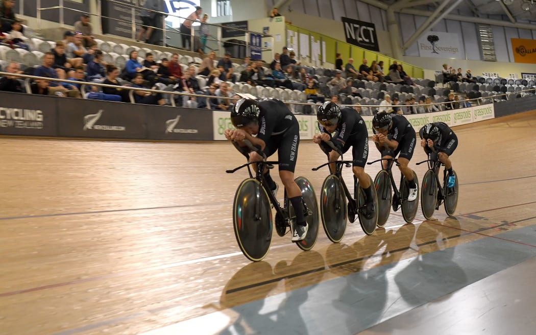 Men's Endurance Track Team.
New Zealand Olympic Track Cycling Open Media Day, Avantidrome, Cambridge, New Zealand. 13 July 2021.