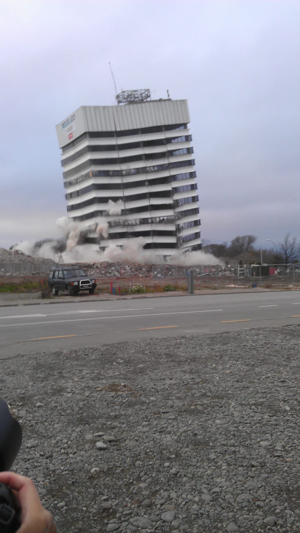 Radio Network House on the way down.