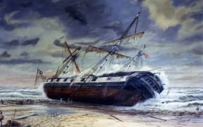 HMS Buffalo, wrecked off Whitianga in Coromandel in 1840