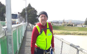 Mike Butler on his charity walk
