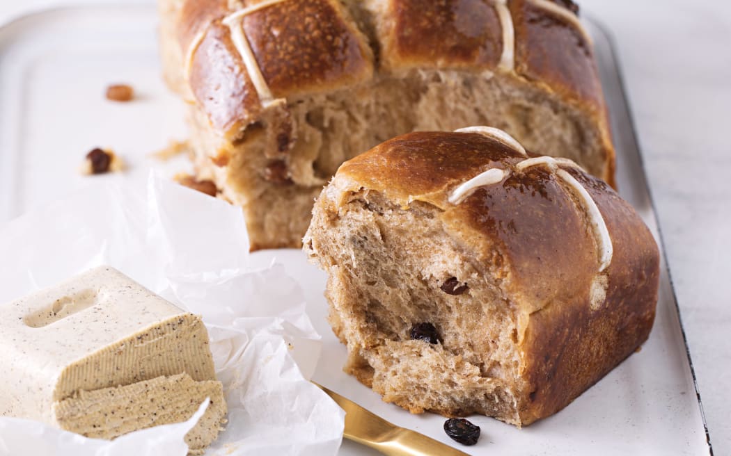 Hot Cross Brioche Buns