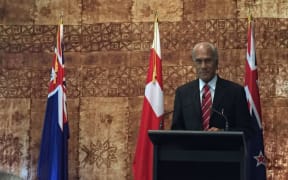 'Akilisi Pohiva in Auckland