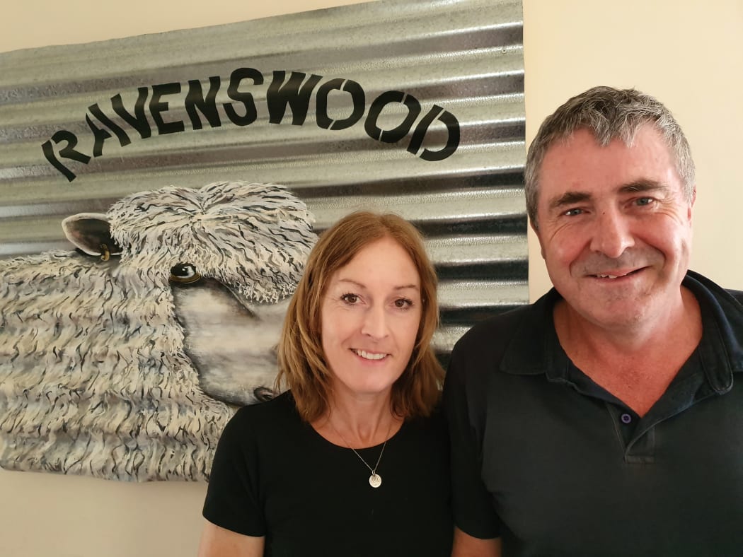 Fiona and John Robinson of Ravenswood English Leicester Stud