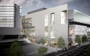 An artist's impression of the convention centre.