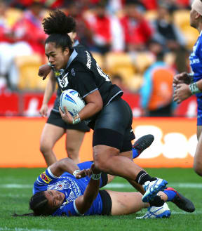 Aieshaleigh Smalley played for New Zealand against Samoa in 2019. This year she switches sides.