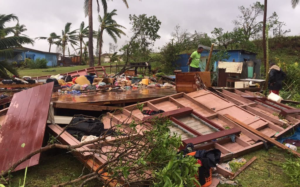 The morning after category five Cyclone Winston hit Fiji.