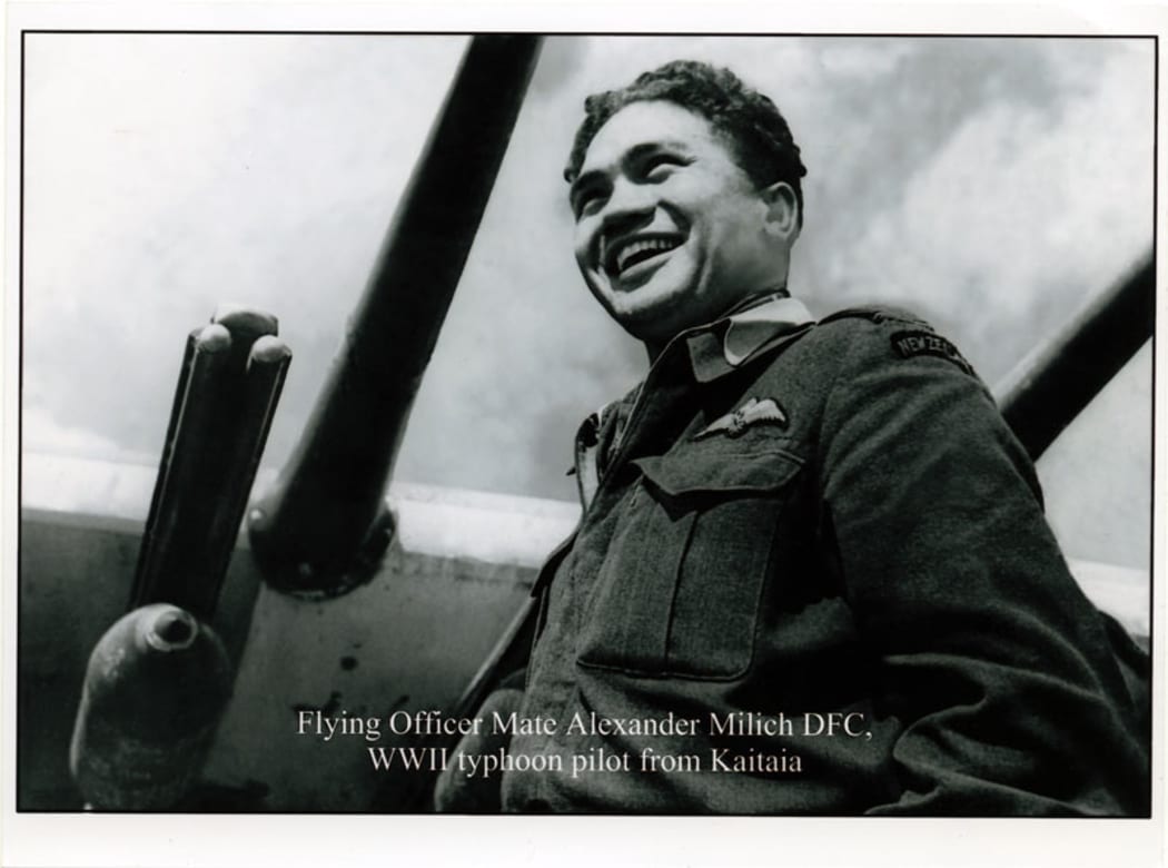 Flying Officer M.A. Milich of Kaitaia