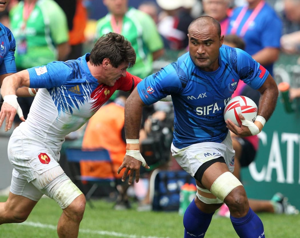 Samoa sevens captain Faalemiga Selesele.