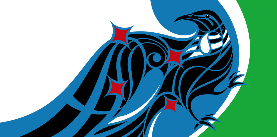 Shane Hansen's flag "Te Tui Wairua"