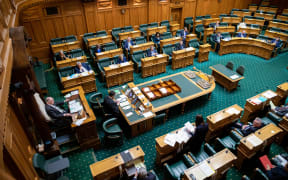 The House in session for an unexpected extra sitting day following the postponement of the dissolution of Parliament