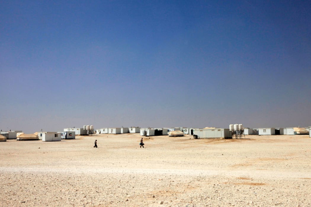 Zaatari refugee camp: "like living on the moon"