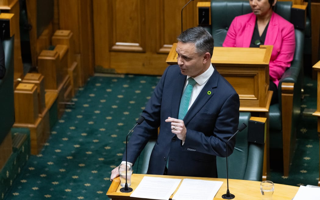 Retiring Green Party MP James Shaw delivers his valedictory speech.