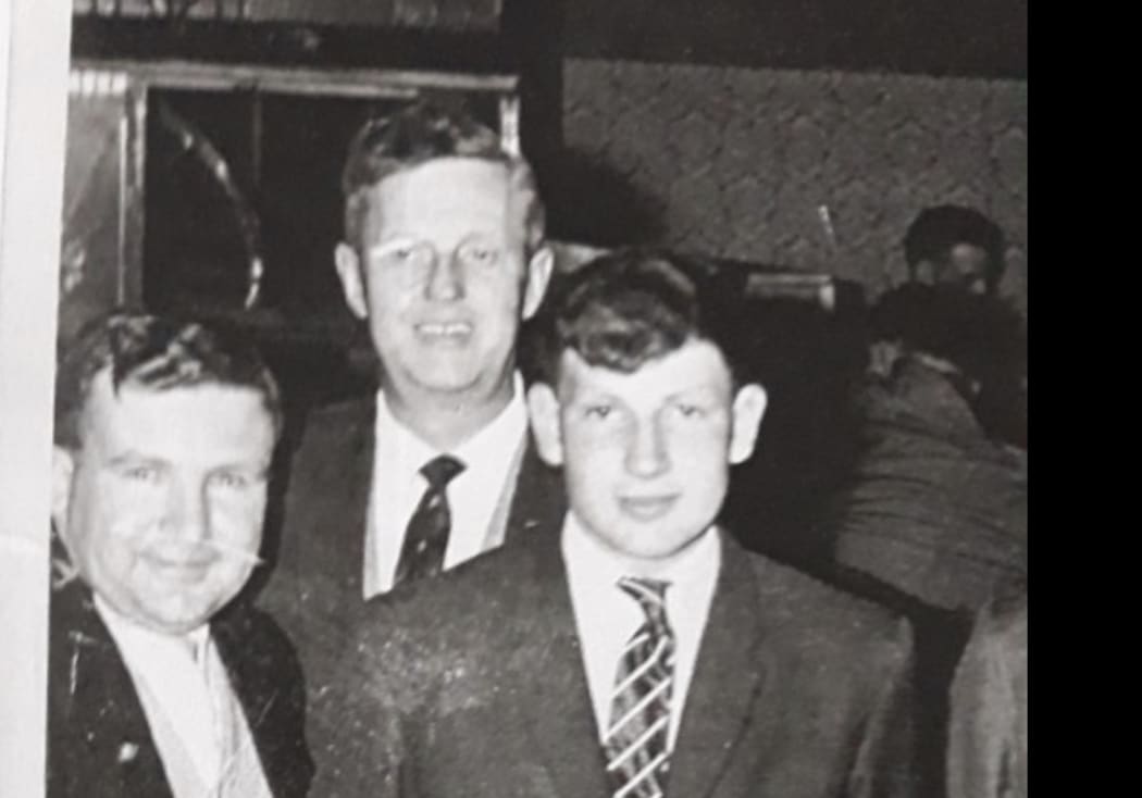 Lyndsay Rackley age 18 at the Otago Radio Assn 40th birthday party, Oct 1962.
