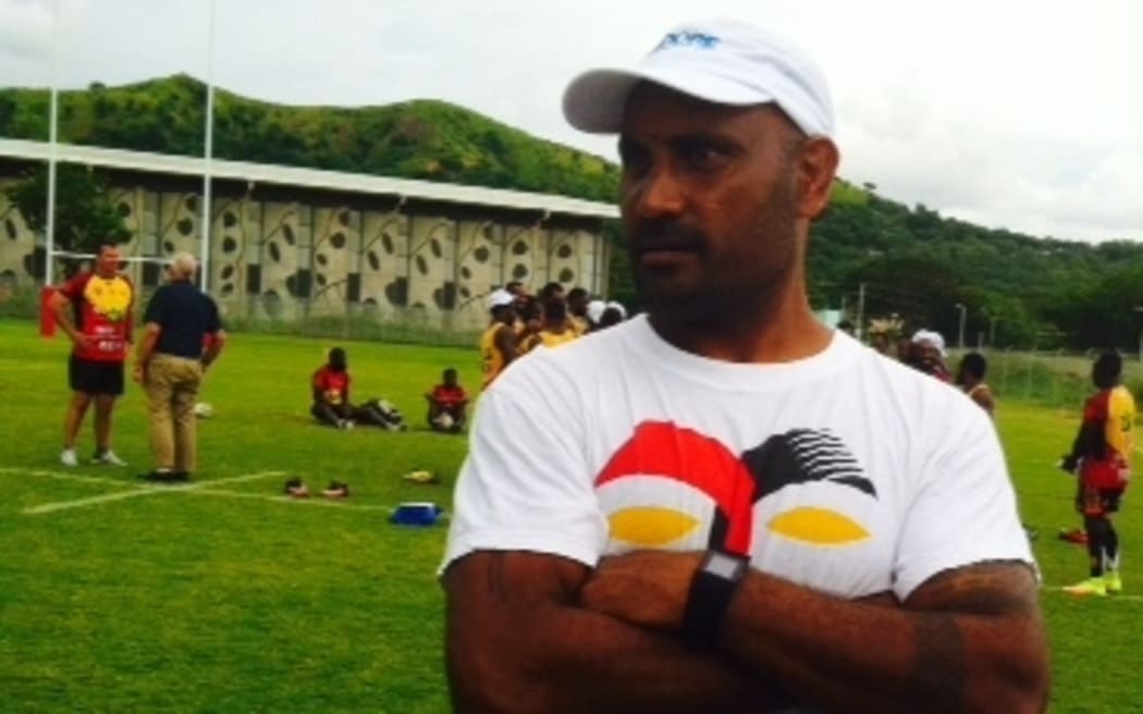 PNG Hunters coach Michael Marum.