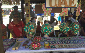 Local crafts on display at this year's One Island One Product initiative in the Marshall Islands.