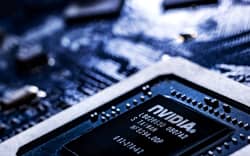 This photograph taken in Paris on February 23, 2024 shows a US multinational Nvidia’s graphic processing unit (GPU). Global equities pushed higher on February 23 as investors digested a record-breaking week powered by US technology titan Nvidia’s blockbuster results and the artificial intelligence boom.