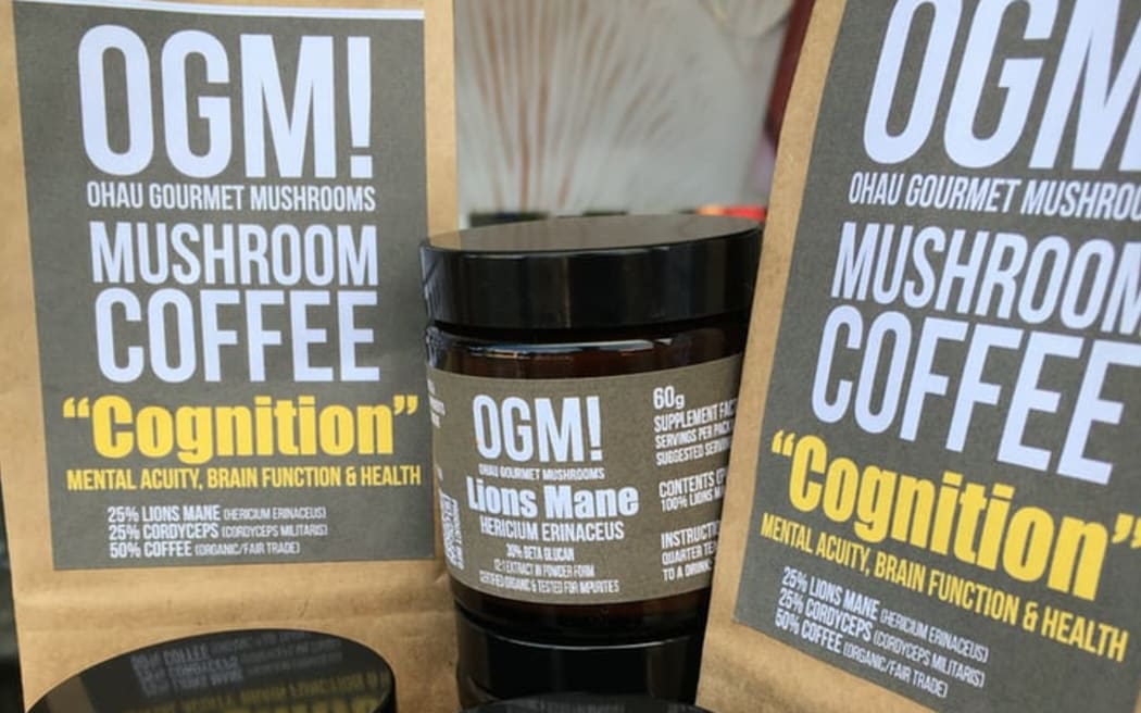 Levin company Ohau Gourmet Mushrooms is branching out into a health supplement range and mushroom boosted coffee.