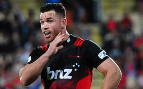 The Crusaders' midfielder Ryan Crotty.