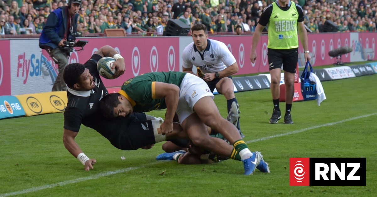 All Blacks still waiting for explanation on Springboks' try | RNZ