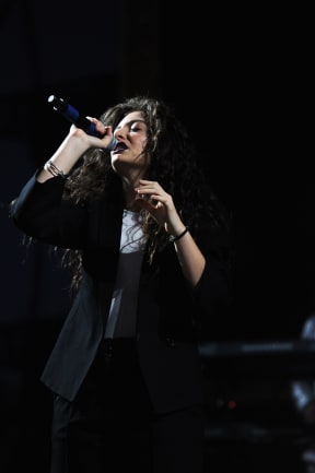 Lorde at a California music festival on Saturday.